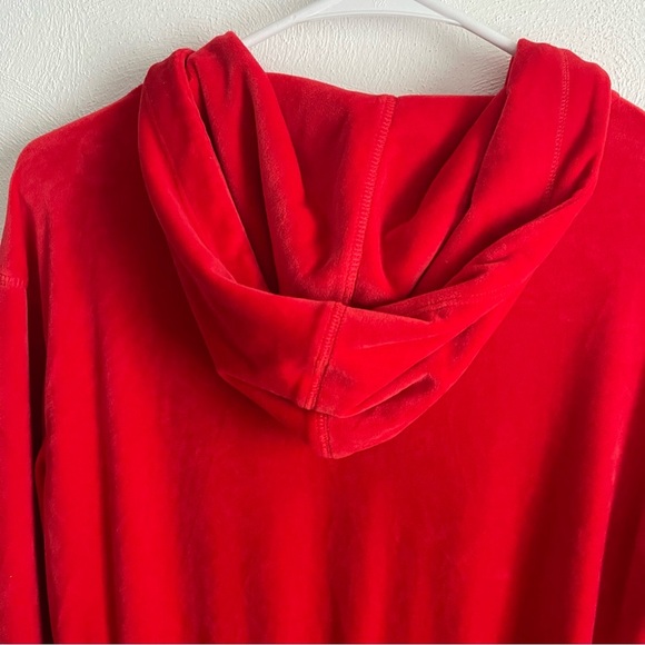 Juicy Couture women’s Velour Jumpsuit red size small EUC - Picture 10 of 13